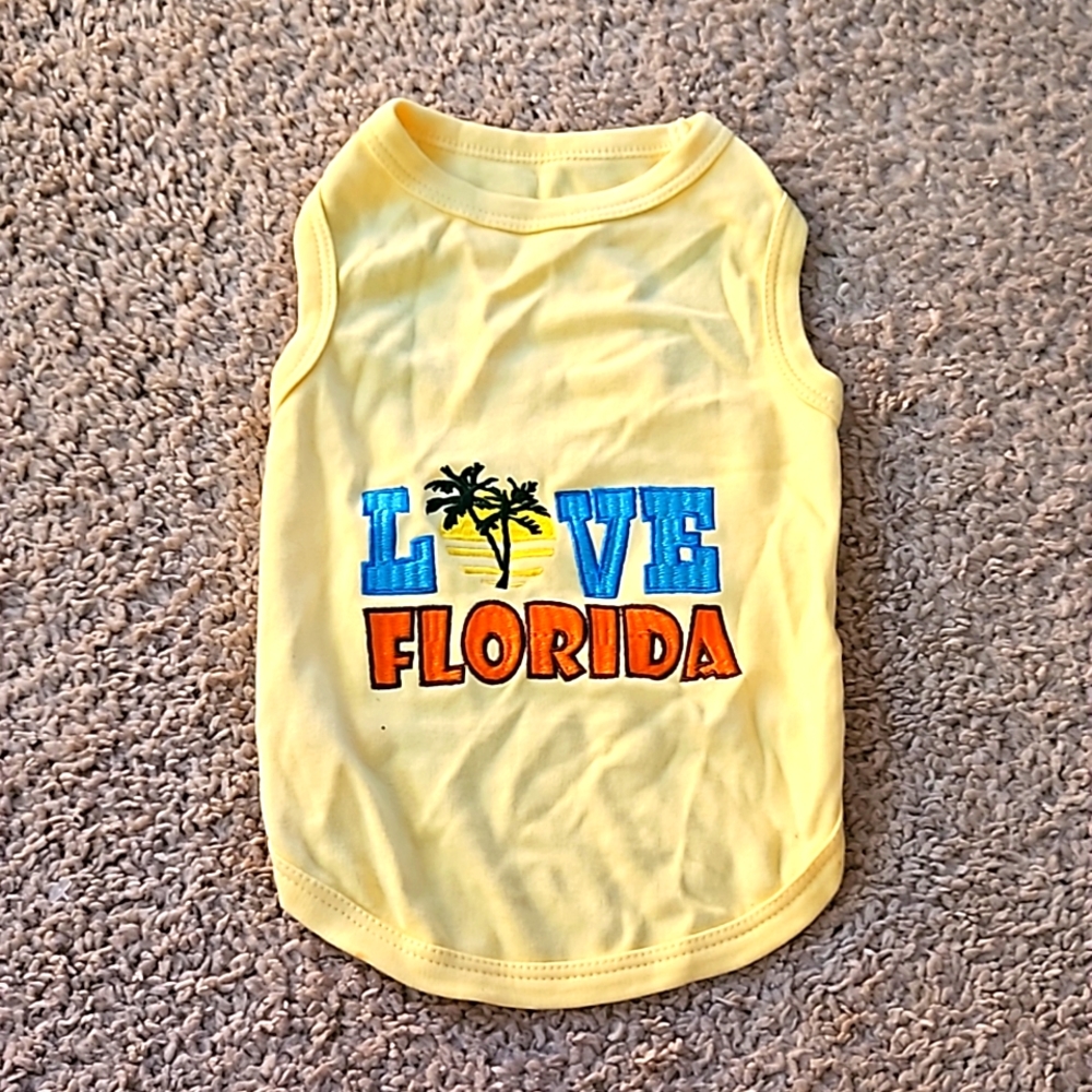 Small Florida dog t shirt